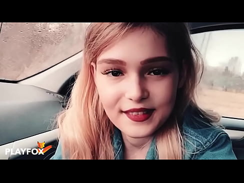 ❤️ Sexy Babe ak kè kontan souse sou kat rabè ❤️ Sèks nan nou